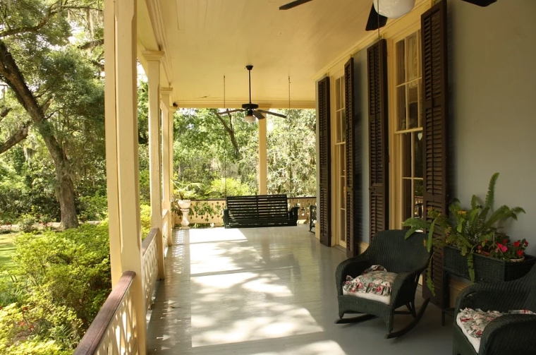 stamped concrete patio