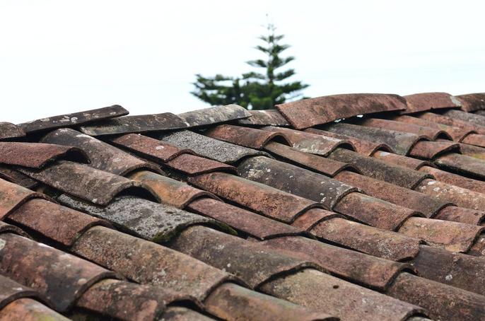 aged roof